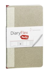 Блокнот для начерків і записів DiaryFlex, 18,2x10,4 см, 100 г/м², 80 аркушів, у знімній обкладинці, в крапку, Hahnemuhle
