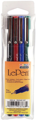 Набор ручек для бумаги, Le pen, Классические оттенки, 4 штуки, Marvy