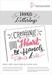 Альбом-склейка для леттеринга Hand Lettering А5, 14,8х21 см, 170 г/м², 25 листов, Hahnemuhle