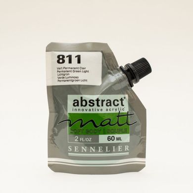 Фарба акрилова Sennelier Abstract, Зелений світлий стійкий №811, 60 мл, дой-пак, матова
