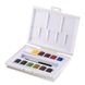 Набір акварельних фарб для подорожей Sennelier серії La Petite Aquarelle, 12 кольорів, напівкювета, пластиковий пенал + пензель N131680.00 зображення 1 з 4