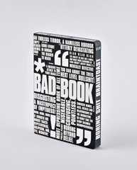 Блокнот Graphic L, Bad Book, 16,5х22 см, 120 г/м², 128 аркушів, Nuuna