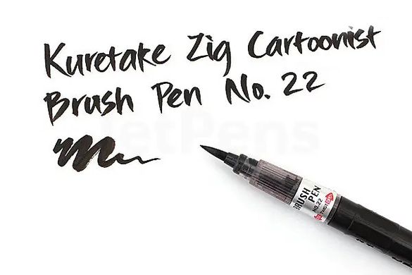 Картридж змінний ZIG Cartoonist brush pen №22 чорний, Kuretake