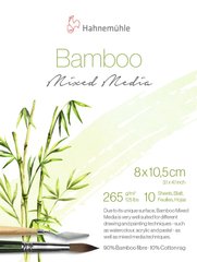 Альбом-склейка для различных техник рисования Bamboo Mixed Media, 8х10,5 см, 265 г/м², 10 листов, Hahnemuhle