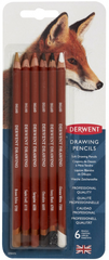 Набор карандашей для рисунка, Drawing, 6 штук, Derwent