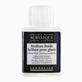 Розчинник для акрилових фарб Sennelier Gloss Fluid, глянцевий, 75 мл