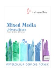 Блок бумаги Hahnemuhle Universal Mixed Media для смешанных техник 310 г/м², 24х32 см, 25 листов