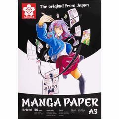 Альбом для малювання Manga A3, 250 г/м2, 20 аркушів, Sakura