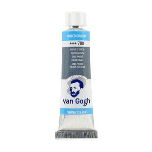 Фарба акварельна Van Gogh (708), Сірий пейна, туба, 10 мл, Royal Talens