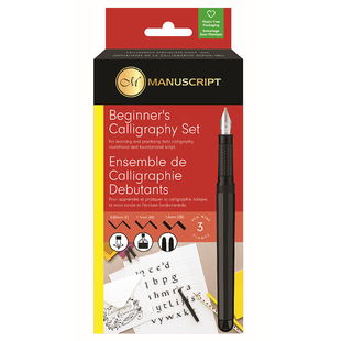 Набір для каліграфії Beginner&rsquo;s Calligraphy Set, авторучка, 3 пера, конвертер, Manuscript