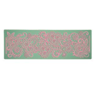 Силіконовий килимок №23, Венеціанське мереживо, 12 x36,4 см, Fabrika Decoru