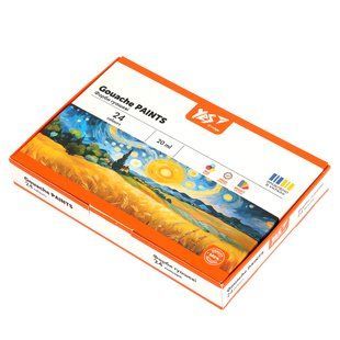 Фарби гуашеві Yes Orange Line, 24 кольори, 20 мл