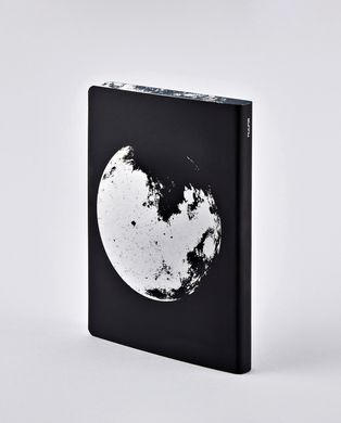 Блокнот Graphic L, Moon, 16,5х22 см, 120 г/м², 128 аркушів, Nuuna