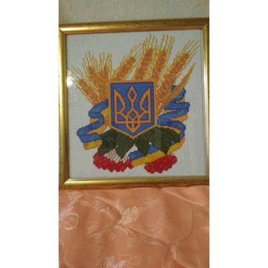 Алмазна вишивка Герб України 28x30 см