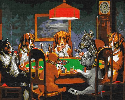 Картина за номерами Покер, 40x50 см, Brushme