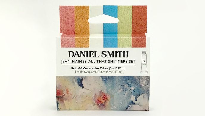 Набір акварельних фарб Daniel Smith в тубах 6 кольорів 5 мл Jean Haines All That Shimm