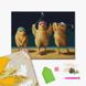 Алмазна мозаика Цыплята гольфисты ©Lucia Heffernan, 40x50 см, Brushme DBS1224 фото 2 с 2
