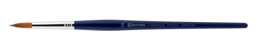 Кисть круглая Escoda Chronos 1351 синтетика+колонок №10