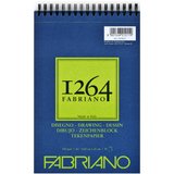 Альбом на спирали для рисунка 1264 А5, 180 г/м2, 30 листов, слоновая кость, Fabriano