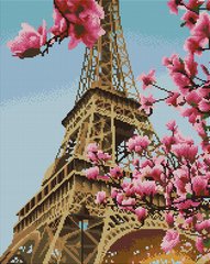 Алмазна мозаїка Весна в Парижі, 40x50 см, Brushme