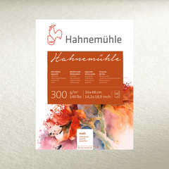 Альбом-склейка для акварели, 24x32 см, 300 г/м², Rough, 10 листов, Hahnemuhle