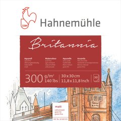 Альбом-склейка для акварели Britannia Quattro, 30x30 см,300 г/м², CP, 30 листов, Hahnemuhle