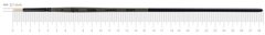Пензель Terra 1608FR, №1, cинтетика, овальний, довга ручка, Rosa