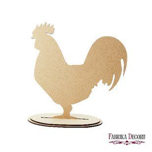 Заготовка для декорування Півник №241, 10х21х25 см, МДФ, Fabrika Decoru