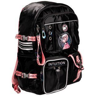 Рюкзак школьный T-107 Intuition, черный, Yes