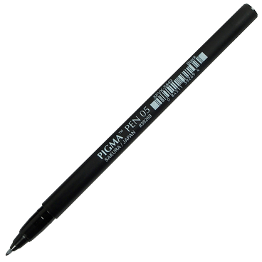 Лайнер-ручка PIGMA PEN 05, Черный, Sakura