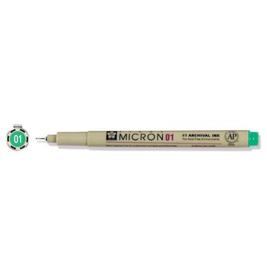 Лайнер PIGMA Micron (0.1), 0,25 мм, Зелений, Sakura