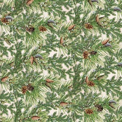 Набір паперу для скрапбукінгу Winter botanical diary, 20x20 см, 200 г/м&sup2;, двосторонній, 10 аркушів, Fabrika Decoru