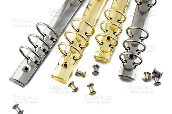 Кольцевой механизм А6 на 6 колец, Золото, 18х2 см, Fabrika Decoru