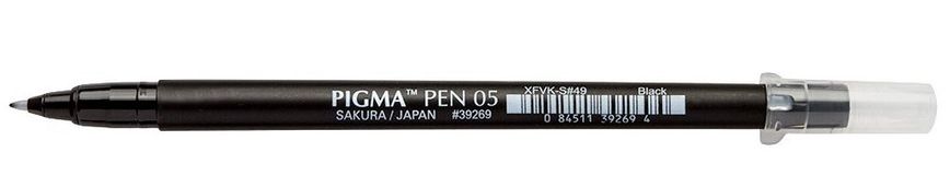 Лайнер-ручка PIGMA PEN 05, Чорний, Sakura