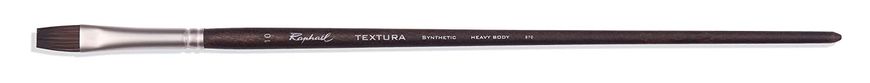 Кисть синтетика плоская Raphaël Textura 870, №10, длинная ручка
