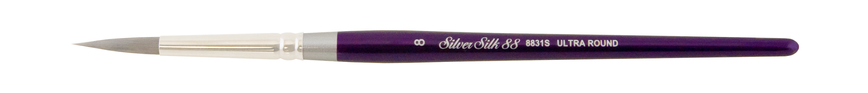 Пензель Silver Brush 8831S Silver Silk 88 Ultra синтетика кругла №8 (5 мм)