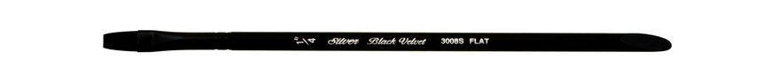 Кисть Silver Brush Black Velvet 3008S белка+синтетика плоская №1/4