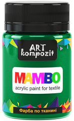 Краска по ткани ART Kompozit "Mambo" мятный - металлик 50 мл
