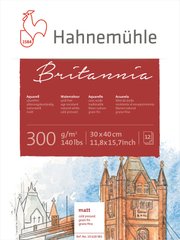 Альбом-склейка для акварелі Britannia, 30х40 см, 300 г/м², Rough, 12 аркушів, Hahnemuhle