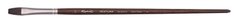 Кисть синтетика плоская Raphaël Textura 870, №12, длинная ручка