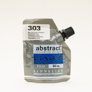 Фарба акрилова Sennelier Abstract, Кобальт синій №303, 60 мл, дой-пак, матова