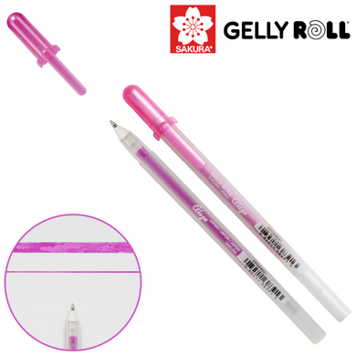 Ручка гелевая, GLAZE 3D-ROLLER, Роза, Sakura