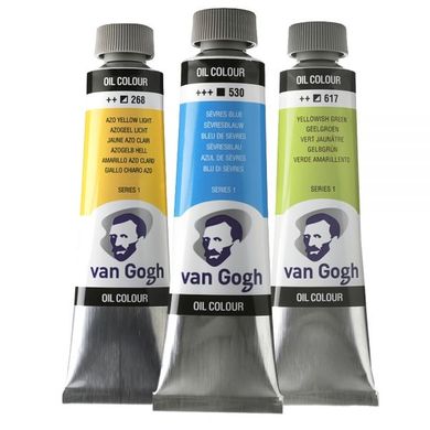 Краска масляная Van Gogh, (393) AZO Красный средний, 40 мл, Royal Talens