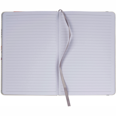 Блокнот у лінійку Notebook, 80 г/м2, 14,8х21 см, 80 аркушів, бежево-білий, Bruynzeel