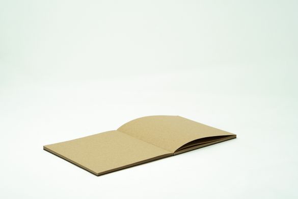 Альбом для ескизов Authentic Layflat, 14x14 см, 135 г/м2, 32 листа, коричневый, Smiltainis