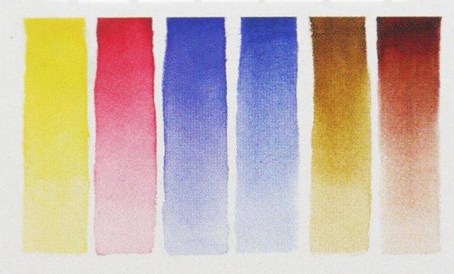 Набір акварельних фарб Daniel Smith в напівкюветах 6 кольорів 1,8 мл Sketcher Half Pan