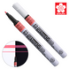 Маркер Pen-Touch Червоний, флуоресцентний, тонкий (Fine) 1 мм, Sakura 084511322721 зображення 1 з 5