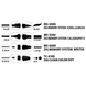 Набір маркерів ZIG Twin, двосторонні, 4 штуки, чорний, Kuretake MSTC/4VBK зображення 4 з 4