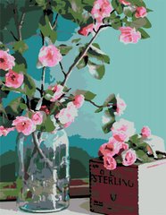 Картина за номерами акриловими фарбами Ніжність квітів, ROSA START