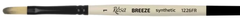 Пензель Breeze 1226FR, №1, cинтетика, овальний, коротка ручка, Rosa